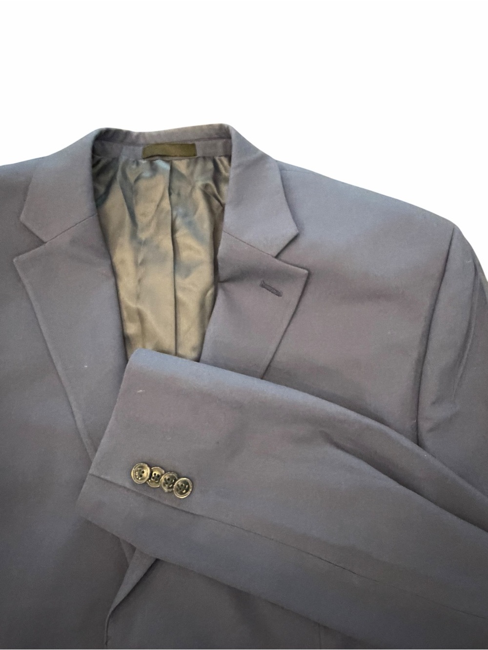 Perry Ellis Portfolio Men's Sport Coat Blazer Two Button Navy Modern Fit 46L